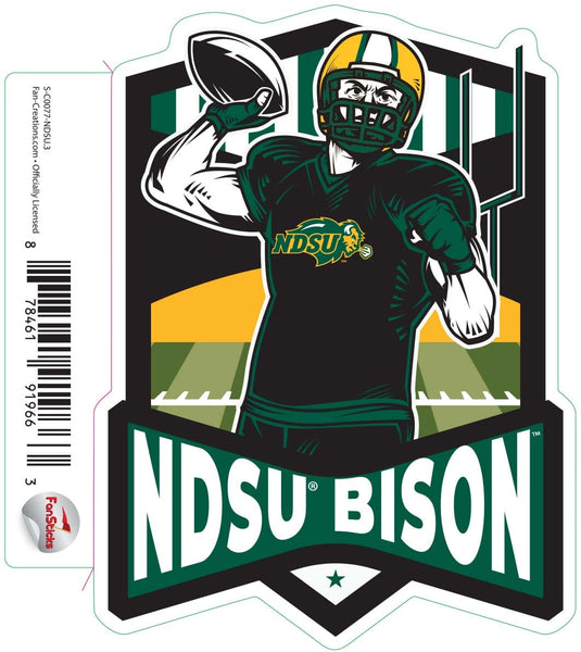 Fan Creations Decal TCU - NCAA 3inch Decal