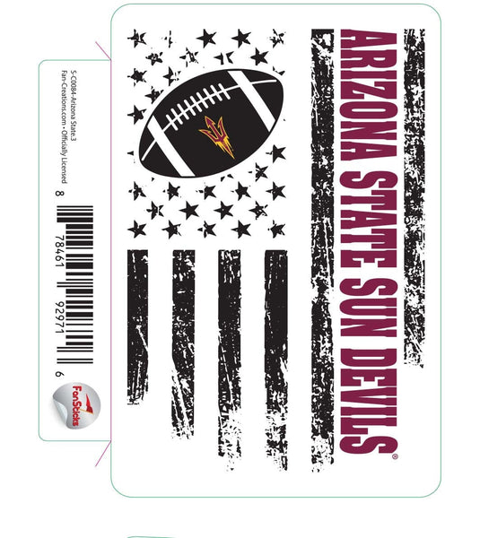 Fan Creations Decal Indiana - NCAA 3inch Decal