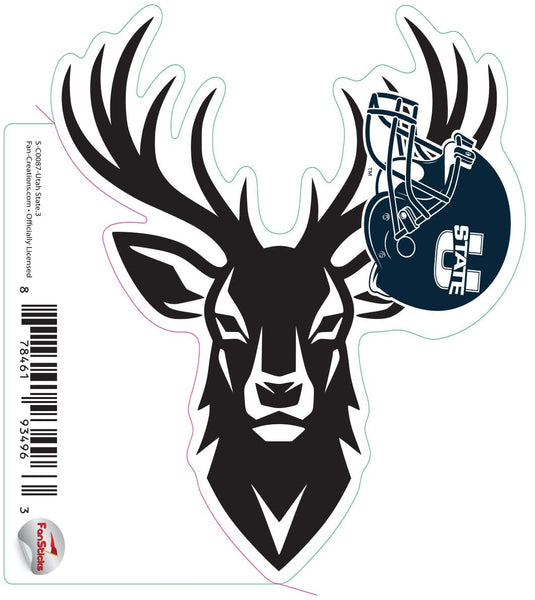 Fan Creations Decal Utah State - NCAA 3inch Decal