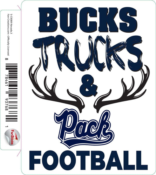 Fan Creations Decal Central Arkansas - NCAA 3inch Decal