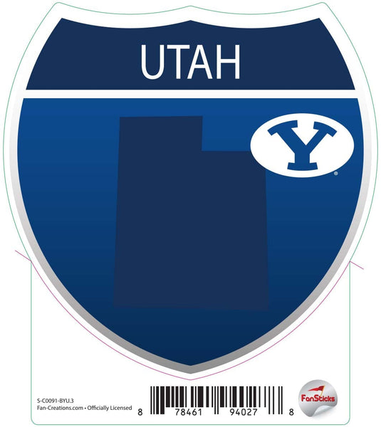 Fan Creations Decal Nebraska - NCAA 3inch Decal