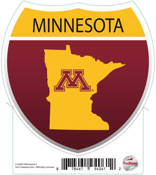 Fan Creations Decal SMU - NCAA 3inch Decal