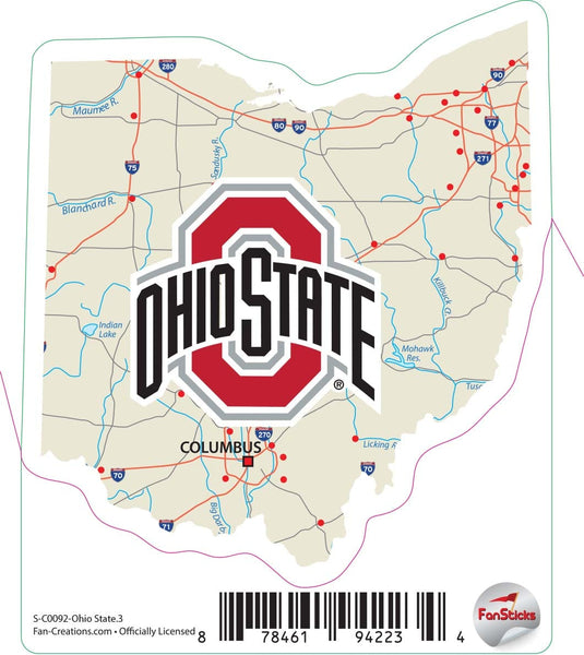Fan Creations Decal Ball State - NCAA 3inch Decal