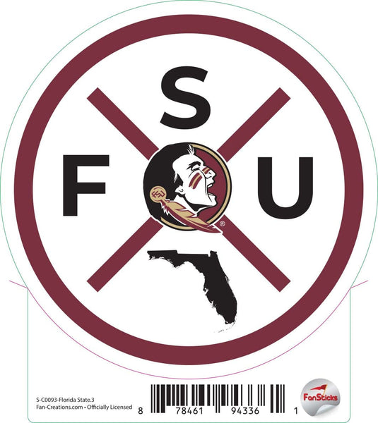 Fan Creations Decal North Carolina - NCAA 3inch Decal