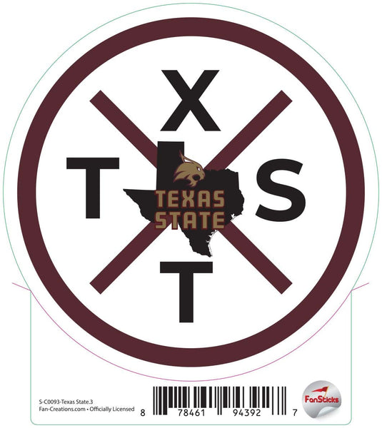Fan Creations Decal West Virginia - NCAA 3inch Decal