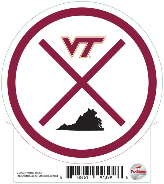 Fan Creations Decal Arkansas - NCAA 3inch Decal