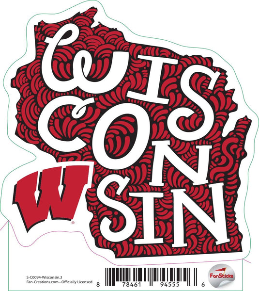 Fan Creations Decal Iowa - NCAA 3inch Decal