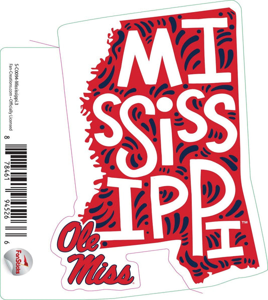 Fan Creations Decal Arkansas - NCAA 3inch Decal