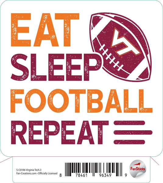 Fan Creations Decal Clemson - NCAA 3inch Decal