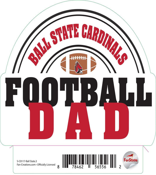 Fan Creations Decal Indiana - NCAA 3inch Decal