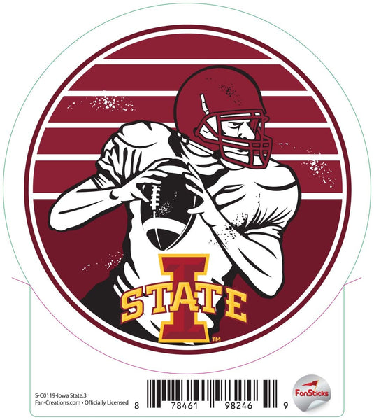 Fan Creations Decal Kentucky-3- B - NCAA 3inch Decal