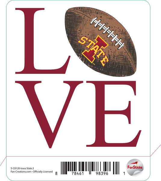 Fan Creations Decal Kentucky-3- B - NCAA 3inch Decal