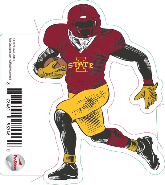 Fan Creations Decal Kansas - NCAA 3inch Decal