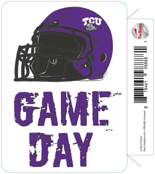 Fan Creations Decal TCU - NCAA 3inch Decal