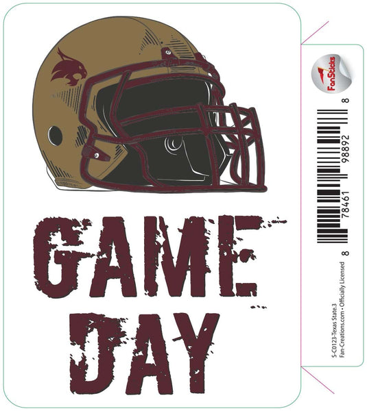 Fan Creations Decal Texas - NCAA 3inch Decal
