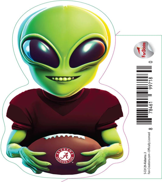 Fan Creations Decal Alabama - NCAA 3inch Decal