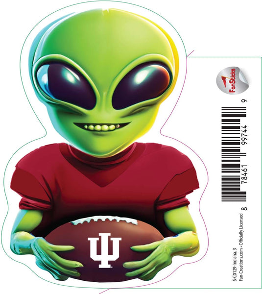 Fan Creations Decal Indiana - NCAA 3inch Decal