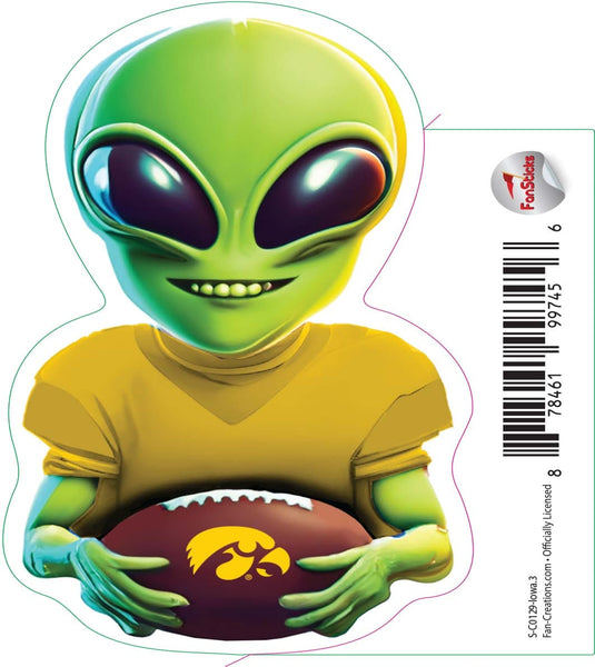 Fan Creations Decal Iowa - NCAA 3inch Decal