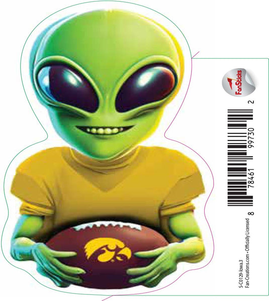 Fan Creations Decal Kansas - NCAA 3inch Decal