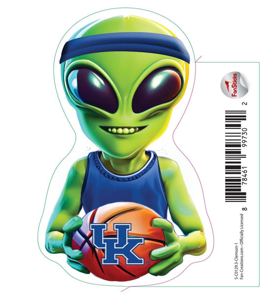 Fan Creations Decal Kentucky-3- B - NCAA 3inch Decal