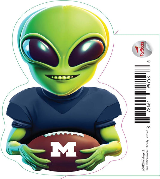Fan Creations Decal Michigan - NCAA 3inch Decal