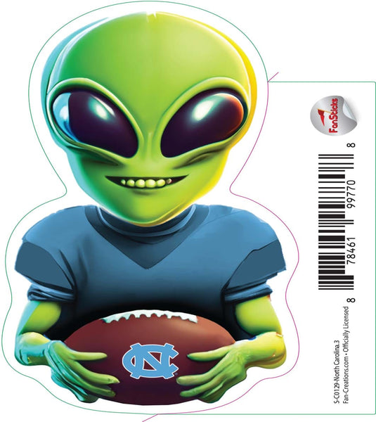 Fan Creations Decal North Carolina - NCAA 3inch Decal