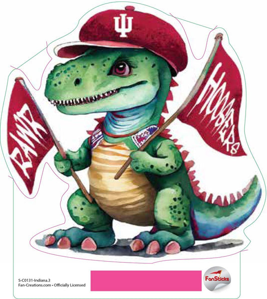 Fan Creations Decal Indiana - NCAA 3inch Decal