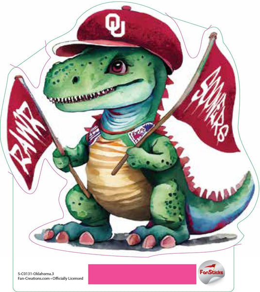 Fan Creations Decal Oklahoma - NCAA 3inch Decal