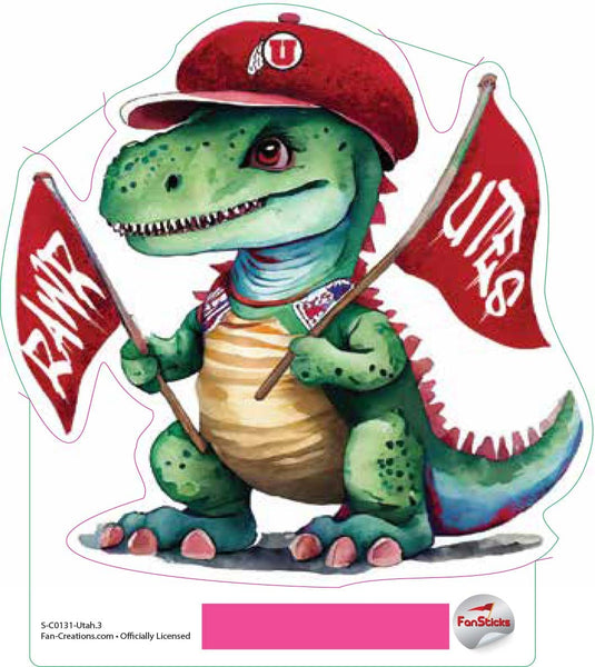 Fan Creations Decal Utah - NCAA 3inch Decal