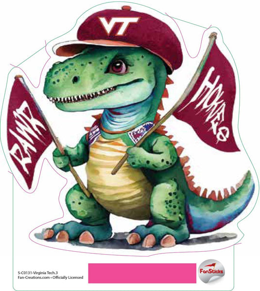 Fan Creations Decal Virginia Tech - NCAA 3inch Decal