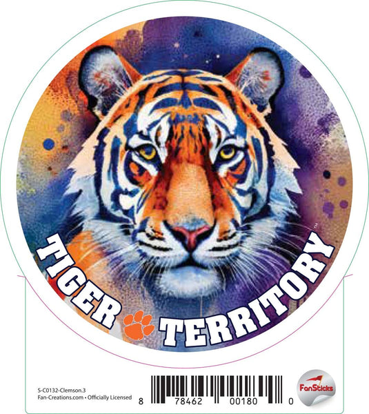 Fan Creations Decal Clemson - NCAA 3inch Decal