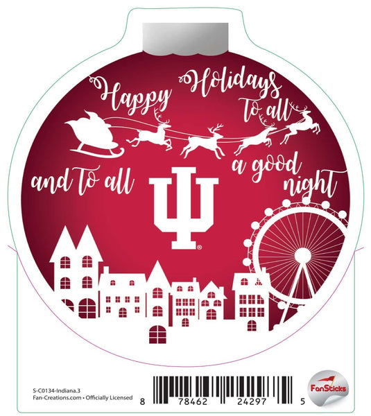Fan Creations Decal Indiana - NCAA 3inch Decal