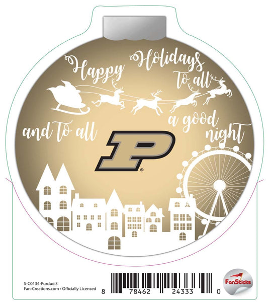 Fan Creations Decal Purdue - NCAA 3inch Decal