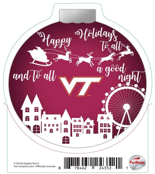 Fan Creations Decal Virginia Tech - NCAA 3inch Decal