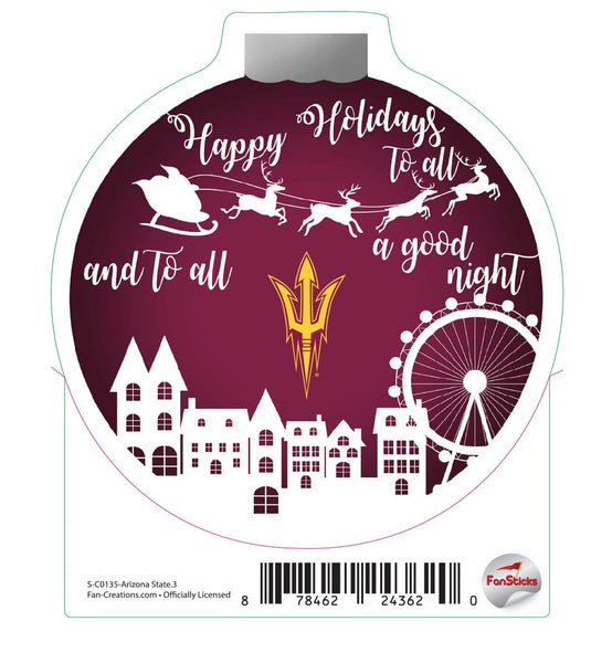 Fan Creations Decal Arizona State - NCAA 3inch Decal