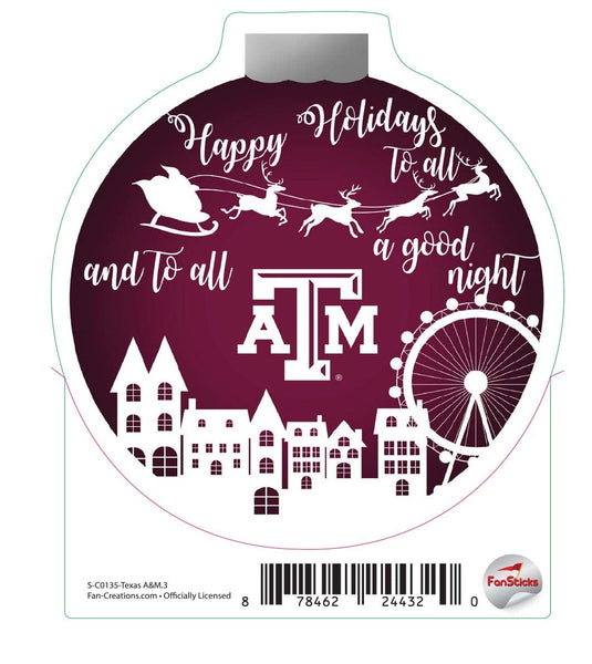 Fan Creations Decal Texas &M - NCAA 3inch Decal