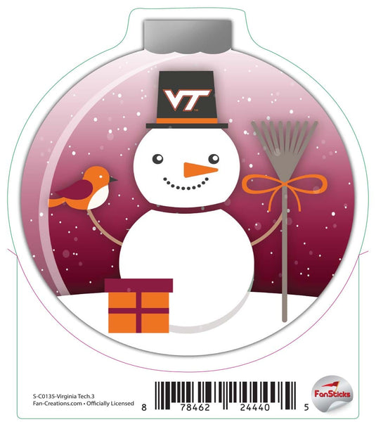 Fan Creations Decal Virginia Tech - NCAA 3inch Decal