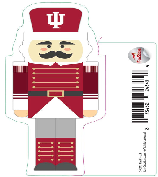 Fan Creations Decal Indiana - NCAA 3inch Decal