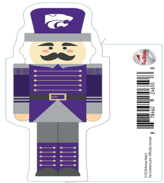Fan Creations Decal Kansas State - NCAA 3inch Decal