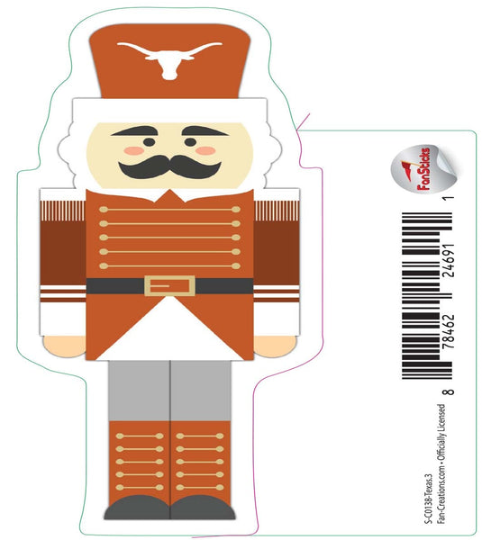 Fan Creations Decal Texas - NCAA 3inch Decal