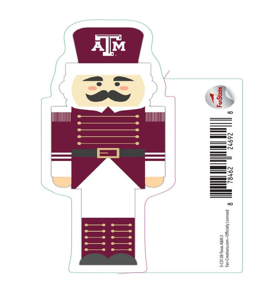 Fan Creations Decal Texas &M - NCAA 3inch Decal