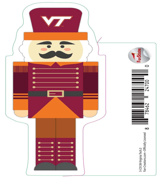 Fan Creations Decal Virginia Tech - NCAA 3inch Decal