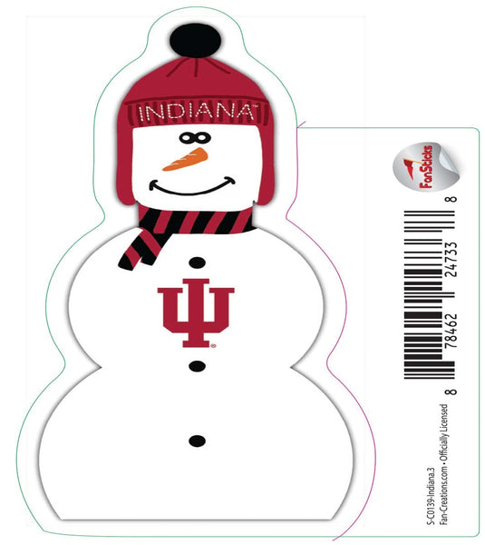 Fan Creations Decal Indiana - NCAA 3inch Decal