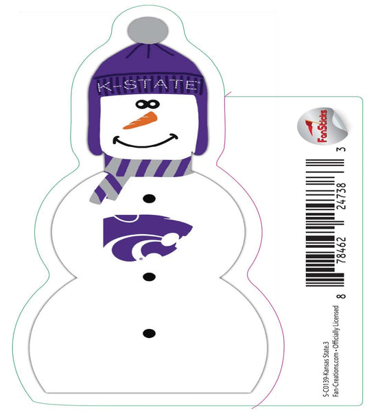 Fan Creations Decal Kansas State - NCAA 3inch Decal
