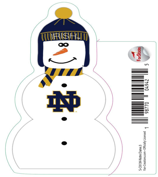 Fan Creations Decal Notre Dame - NCAA 3inch Decal