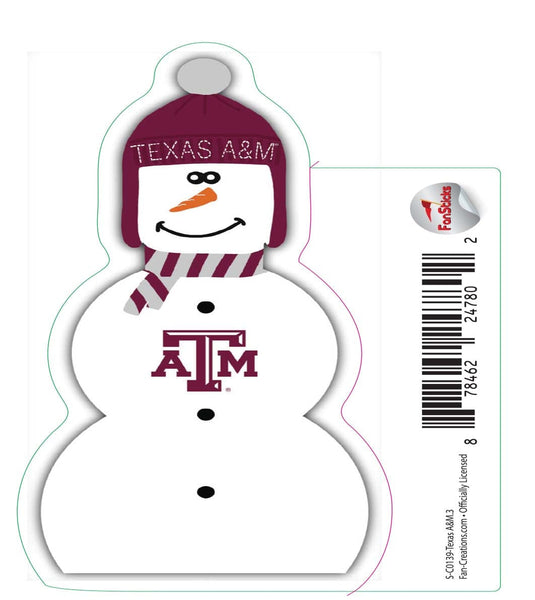 Fan Creations Decal Texas &M - NCAA 3inch Decal