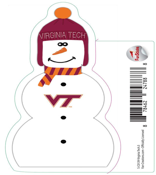 Fan Creations Decal Virginia Tech - NCAA 3inch Decal