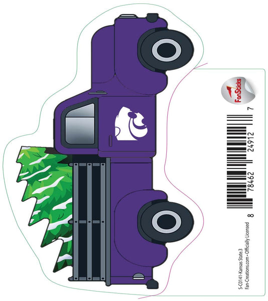 Fan Creations Decal Kansas State - NCAA 3inch Decal