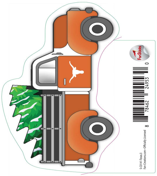 Fan Creations Decal Texas - NCAA 3inch Decal