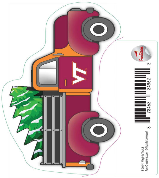 Fan Creations Decal Virginia Tech - NCAA 3inch Decal